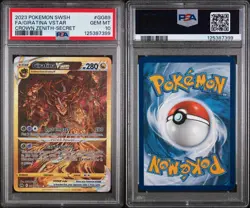 Pokemon Giratina VSTAR Crown Zenith Secret Rare Full Art #GG69 PSA 10 Gem Mint - Image 3