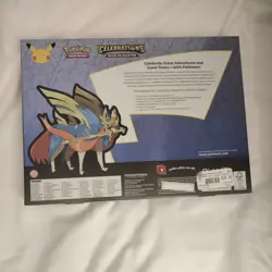 Pokemon TCG Celebrations 25th Zacian Deluxe Pin Collection Box New Sealed - Image 2