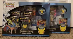 Pokemon TCG Celebrations 25th Zacian Deluxe Pin Collection Box New Sealed - Image 1