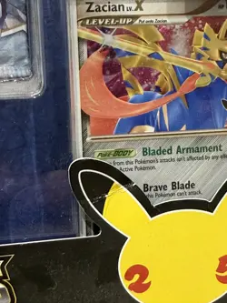 Pokemon TCG Celebrations Zacian Deluxe Pin Collection Box 25th Sealed - Image 3
