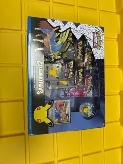 Pokemon TCG Celebrations 25th Zacian Deluxe Pin Collection Box New Sealed - Image 1
