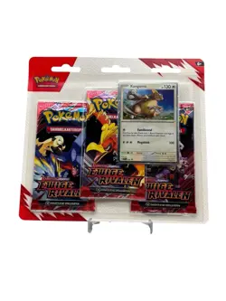 Pokemon Karmesin & Purpur Ewige Rivalen 3-Pack Blister Kangama Deutsch Neu OVP - Image 1