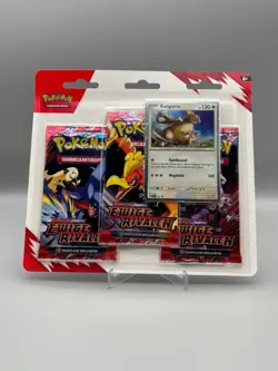 Pokemon Karmesin & Purpur Ewige Rivalen 3-Pack Blister Kangama Deutsch Neu OVP - Image 2