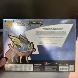 Pokemon TCG Celebrations 25th Zacian Deluxe Pin Collection Box BRAND NEW SEALED - Image 3