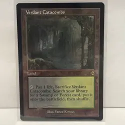 Verdant Catacombs NM ETCHED FOIL RETRO MTG! Modern Horizons 2 - Image 1