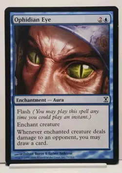 1x Ophidian Eye Regular Time Spiral MTG-NM NEVER PLAYED MAGIC THE GATHERING LOOK - Image 1