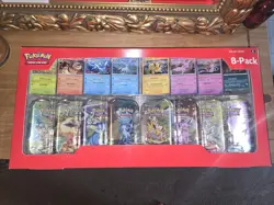 Pokemon TCG Prismatic Evolutions Mini Tin Set Costco New Sealed 8 Pack - Image 1