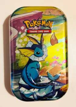 Vaporeon Mini Tin Prismatic Evolutions | New Sealed Pokemon TCG UK Seller 🇬🇧 - Image 1