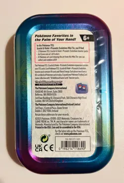 Vaporeon Mini Tin Prismatic Evolutions | New Sealed Pokemon TCG UK Seller 🇬🇧 - Image 2