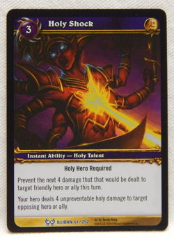 World Of Warcraft Card Holy Shock Illidan 61/252 - Image 1