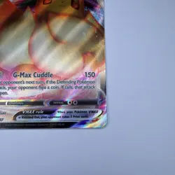 Pokemon TCG Eevee VMAX SWSH087 Black Star Promo Full Art Holo Card - Image 5