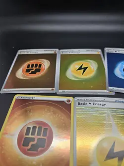 Pokemon TCG Energy HOLO Card (7) Lot - Fighting, Lightning, Water, etc - Image 2