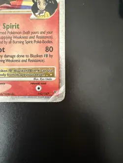 Pokemon Blaziken FB LV.X & Dialga LV.X Lot - 2 English TCG Cards - Image 3