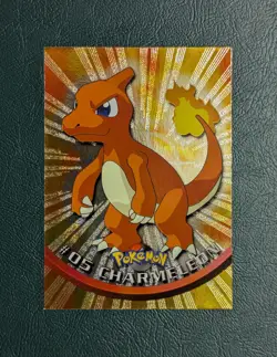 #05 Charmeleon Spectra Chrome Topps TV Animation Pokemon Card 2000 - Image 1