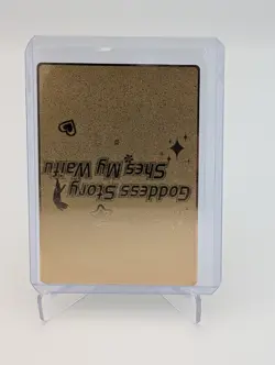 Makima Chainsaw Man Waifu Gold Metal Card Goddess Story Doujin Anime CCGLingerie - Image 2