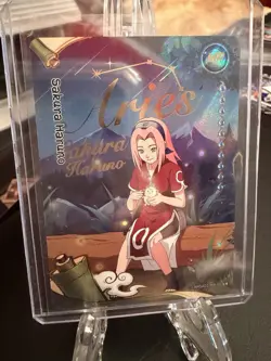 Sakura Haruno NRZ06-MR-065L4 Aries Naruto Kayou Trading Card T4W6 English - Image 3