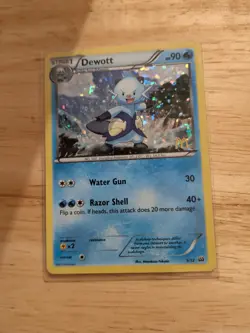 Pokemon TCG McDonalds Promo Card 2012 - 5/12 Dewott 2012 Holo Lightly played - Image 1