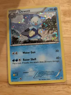 Pokemon TCG McDonalds Promo Card 2012 - 5/12 Dewott 2012 Holo Lightly played - Image 2