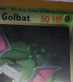 DARK GOLBAT (PSA 4) Pokemon Team Rocket 1st Edition Holo (Swirl) 7/82 - Image 3