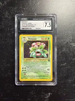 CGC 7.5 Venusaur 2000 Black Star Promo 13 Holo Pokemon Card Near Mint - Image 1