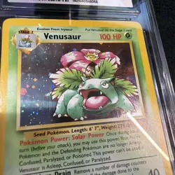 Pokemon (2000) - Venusaur Black Star Promo 13 Holo - CGC 6.5 - Image 3