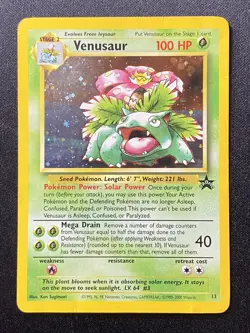 Venusaur LP Pokemon TCG Black Star Promo 13/53 WOTC - Image 3