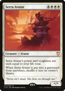 NM Serra Avatar, MTG, Commander 2018, Magic the Gathering, 73 - Image 1