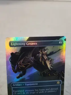 Lightning Greaves (Borderless) Double Masters Foil - Image 2