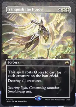Vanquish the Horde #302 Innistrad Remastered Borderless Regular Rare - Image 1