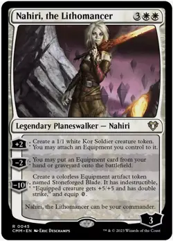 Nahiri, the Lithomancer Commander Masters Magic The Gathering MTG Planeswalker - Image 1