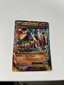 Primal Groudon EX 86/160 LP- Mega Holo Rare XY Primal Clash 2014 Pokemon TCG - Image 1
