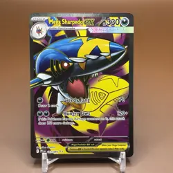 Mega Sharpedo ex 113/094 Me02: Phantasmal Flames Holo Pokemon TCG NM - Image 1