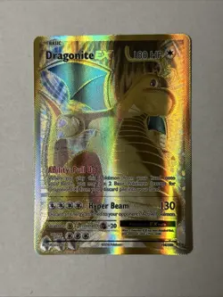 Pokemon XY Evolutions 2016 Dragonite EX Full Art 106/108 Ultra Rare FA TCG - Image 1
