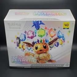 Prismatic Evolutions - Elite Trainer Box (ETB) - Pokemon TCG - New & Sealed #A83 - Image 1