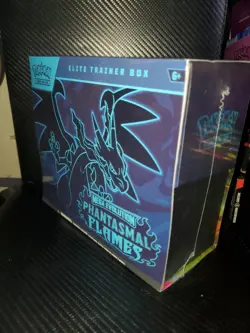 PHANTASMAL FLAMES ETB SEALED MEGA EVOLUTION POKEMON TCG NEW TRAINER BOX BOOSTER - Image 1