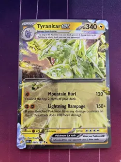 Pokemon: Tyranitar ex 066/197 (Near Mint) Ships Fast and Safe! - Image 1