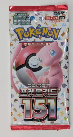 Auction #3 Lot of (100) Pokemon TCG Korean 151 sv2a Booster Packs SEALED - Image 2