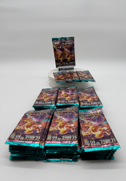 Lot of (120) Pokemon Korean SV3 Ruler of the Black Flame Booster Packs Sealed - Image 1