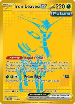Iron Leaves ex - 176/131 - SV: Prismatic Evolutions - Hyper Rare - NM - Image 1
