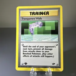 Transparent Walls - 125/132 - 1st Edition Gym Challenge Set TCG - Pokemon NM - Image 1