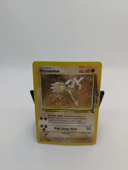 Pokemon TCG Hitmonlee 7/62 Fossil Holo Rare Unlimited HP/D - Image 1