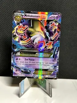 M Alakazam EX 26/124 Ultra Rare XY Fates Collide Pokemon Card LP - Image 1