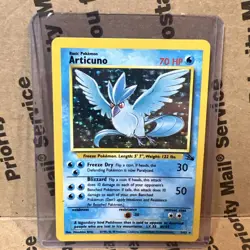 Vintage 1999 Articuno 2/62 Fossil Holo Mint Pokemon Holo - Image 1