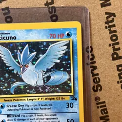 Vintage 1999 Articuno 2/62 Fossil Holo Mint Pokemon Holo - Image 3