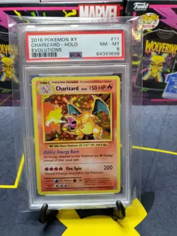 2016 Pokemon Charizard 11/108 Holo Rare Near-Mint XY Evolutions PSA8 - Image 1