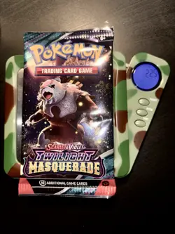 22.5g! HEAVY Weight Pokemon TCG Twilight Masquerade Booster Pack Ursaluna Art - Image 1