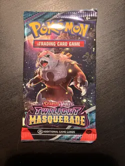 22.5g! HEAVY Weight Pokemon TCG Twilight Masquerade Booster Pack Ursaluna Art - Image 2