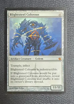 Blightsteel Colossus Mirrodin Besieged Regular LP MTG Magic Card - Image 1