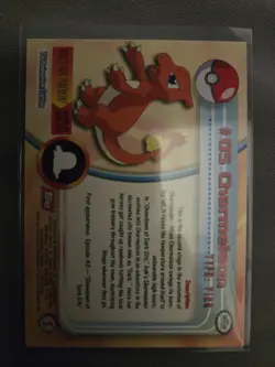 Pokemon Topps 1999 Charmeleon Red Logo LP Non Holo - Image 2