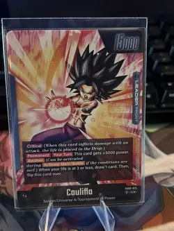 Caulifla FB08-025 Leader Alternate Art Saiyan's Pride Dragon Ball English Card F - Image 4